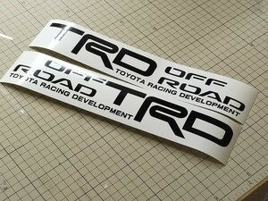 TRD OFFROAD カッティングステッカー 2枚 2オフロード 幅150cm ランドクルーザー プラド ハイラックス RAV４ ハリアー ハイエース 2