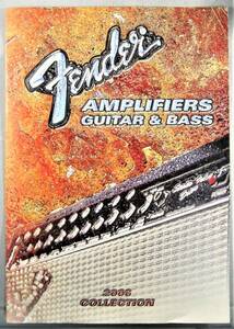 FENDER フェンダー　コンボ　ギターアンプ　カタログ　2006コレクション　8項　