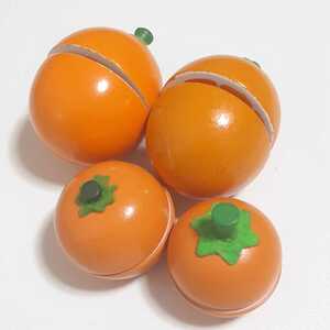 即決 マザーガーデン オレンジ ４個 フルーツ くだもの 野いちご 木のおもちゃ 食材 ままごと