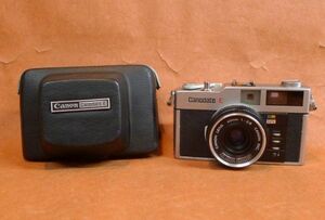l127 ジャンク Canodate E フィルムカメラ レンジファインダー ケース付き サイズ：約 幅13×高さ8×奥行6cm /60