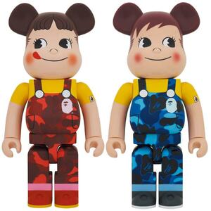 BE＠RBRICK BAPE × ペコちゃん & ポコちゃん 1000% 2体セット 新品 未開封 不二家