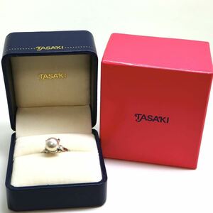 TASAKI(田崎真珠)箱付き!!《Pt900 アコヤ本真珠リング》A 約4.9g 10号 約8.0mm珠 パール pearl ジュエリー ring 指輪 EB3/EB