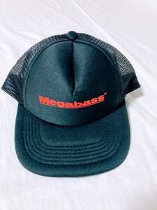 メガバス メッシュキャップ 黒 フリーサイズ 未使用品 MEGABASS