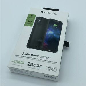 mophie juice pack Access Apple iPhone X/XS 2000mAhバッテリー内蔵ケース 5.8インチ Black ワイヤレス充電器 Qi対応 401002831