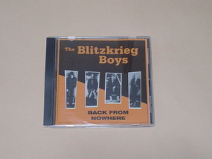 POP PUNK：THE BLITZKRIEG BOYS / BACK FROM NOWHERE(編集盤,RAMONES,THE QUEERS,SCREECHING WEASEL)