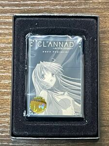 zippo CLANNAD AFTER STORY 坂上智代 クラナド アフターストーリー 2008年製 ブルーチタン 両面デザイン 限定品 シリアルナンバー NO.122