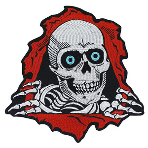 パウエルペラルタ アイロンワッペン ビッグサイズ 28㎝x30cm POWELL PERALTA thrasher santa cruz bones brigade independent spitfire