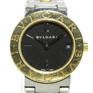 BVLGARI(ブルガリ) 腕時計 ブルガリブルガリ BB23SG レディース SS×K18YG 黒