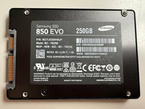 SAMSUNG【動作確認済み】SSD 250GB 0702