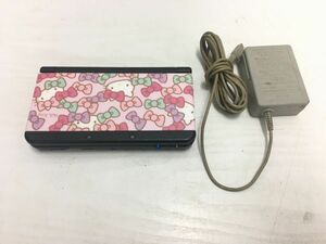 !! 任天堂 Nintendo newニンテンドー3DSLL きせかえプレート ハローキティ 動作確認済み 受電コード付