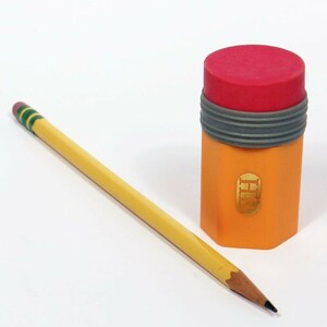 ペンシルトップ 消しゴム ＆ 鉛筆削り 手動 消しゴム えんぴつけずり けしごむ 鉛筆 エンピツ えんぴつ 鉛筆型 HB