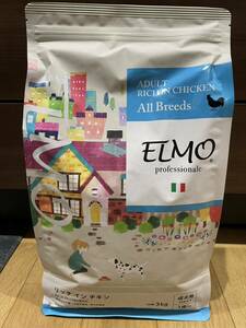 ELMO ドッグフード 成犬用 エルモ リッチ イン チキン 3kg×1、800g×3