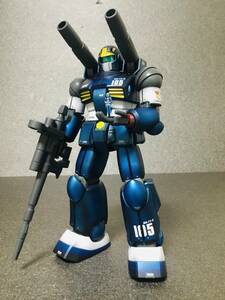 ★ MG 1/100 RX-77-2 ガンキャノン スレッガー・ロウ専用機 改修塗装済完成品 メタル埋め込み　スレッガー・ロウ