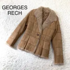 GEORGES RECH 牛革 ムートンコート