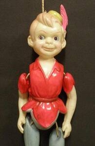 【1950年代セルロイド玩具】ピーターパン吊り下げ人形