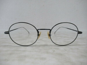 ◆S446.金子眼鏡 VINTAGE ヴィンテージ PURE TITANIUM 日本製 眼鏡 メガネ 度入り/中古