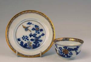 　マイセン　　豪華Old Tea Bowl &Saucer　　＝1740-1750年頃　=　博物館級貴重品
