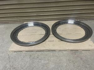 OZ racing 17inch アウターリム2枚　1Jx17 outer lips for sell フッツーラ ペガソリバレル等に