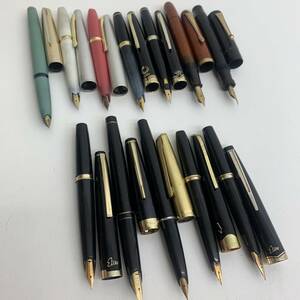 1円~! 万年筆 12本 まとめ 筆記未確認 PILOT PARKER Saifor 21 Elite PLATINUM パイロット パーカー サイファー エリート プラチナ ペン 