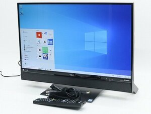 【1円スタート】NEC Lavie DA770/D Core i7-6500U 2.5GHz 8GB 256GB(SSD) BD-RE 23.8インチ 1920x1080 Windows 10 Home 64 Bit