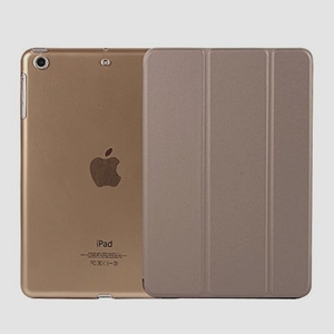送料無料★Ryo YXL iPad mini6 ケース 第6世代 8.3インチ カバー 三つ折り (ゴールド)