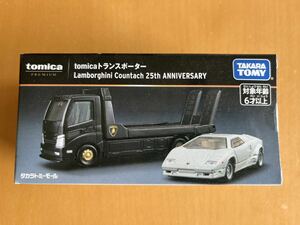 トミカプレミアム　tomicaトランスポータ　Lamborghini Countach 25th ANNIVERSARY タカラトミーモール限定