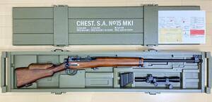 ほぼ未使用 ARES L42A1 フルスチール Museum Grade リアルウッド エアコッキング No.32 MK1 スコープセット 検)Kar98k リーエンフィールド