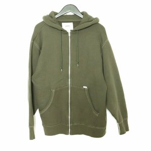 WTAPS 21AW ZIP HOODED グレー 01 212ATDT-CSM06 ダブルタップス フーディー パーカー