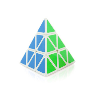 ☆ ホワイトライン ☆ スピードキューブ ピラミッド型 pmy888 スピードキューブ ピラミッド 三角形 三角 三角錐 四面体 4面 軽量 軽い