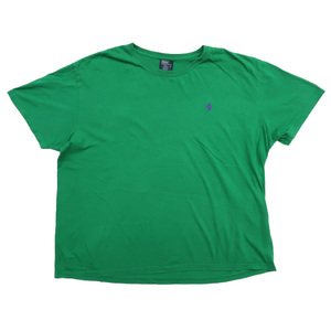 古着 ポロラルフローレン ワンポイントロゴ Tシャツ グリーン サイズ表記：XL　gd81913 w3715