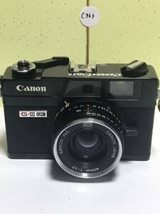 Canon キャノン Canonet QL17 G-Ⅲ レンジファインダー コンパクトカメラ 40mm 1:1.7 