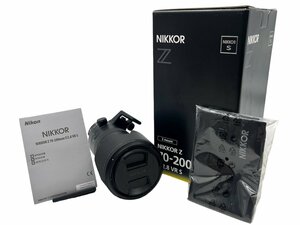極美品 Nikon ニコン NIKKOR Z 70-200mm f/2.8 VR S Zマウント Z シリーズカメラ用 望遠ズームレンズ 本体 手ブレ補正 レンズキャップ