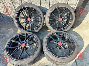 RAYS レイズ gramLIGHTS グラムライツ ホイール 57FXX 18インチ 9J オフセット45 PCD100 5穴 カラーBM 絶版品 ツライチ狙い 