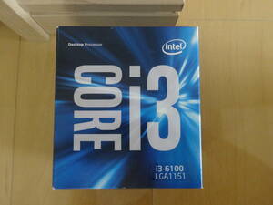 【中古／美品】Intel / CPU Core i3-6100 3.70GHz BOX 起動確認済(純正リテールクーラー付き)