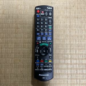 動作確認済み【Panasonic】◆パナソニック◆ BD テレビリモコン n2qayb000918 中古品