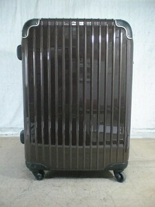 4764　ブラウン　TSAロック付　鍵付　スーツケース　キャリケース　旅行用　ビジネストラベルバック