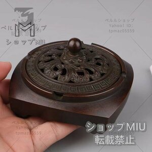 逃しなく！新品登場銅香炉レトロ獅子頭香炉