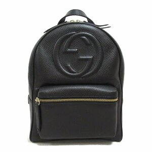 グッチ デイパック バックパック インターロッキングG ブランドオフ GUCCI レザー リュックサック バックパック レザー 中古 レディース