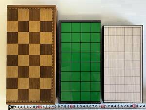 ボードゲーム　まとめて3点！　　木製チェスゲーム/マグネット式オセロゲーム/マグネット式将棋　