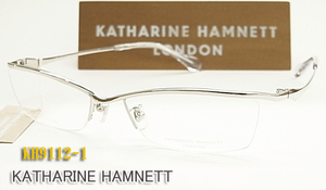 KATHARINE・HAMNETT キャサリンハムネット メガネ フレーム KH9112-1 正規品 日本製 チタン 眼鏡