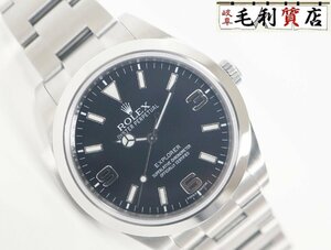 ロレックス ROLEX エクスプローラーI 前期型 ブラックアウト 214270 ブラック G番 メンズ 時計