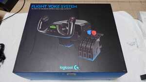 logicool FLIGHT YOKE SYSTEM プロフライトヨーク＆スロットルクアドラント　シミュレーションコントローラ