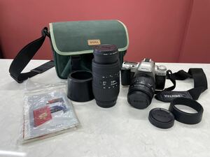 【ジャンク】PENTAX ペンタックス　フィルムカメラ　MZ-10 レンズ　SIGMA ZOOM 28-80mm 1:3.5-5.6 / 70-300mm 1:4-5.6mm