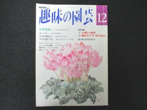 本 No1 00617 NHK 趣味の園芸 1992年12月号 シクラメン ミニバラ 正月の鉢もの 小さな庭づくり 