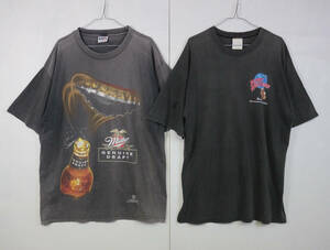 B735/96-97/miller/ミラー/Planet Hollywood/Rocky/プラネットハリウッド　ロッキー/アメリカ製/コットン半袖Tシャツ/2枚セット/メンズ/XL/