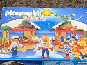 プレイモービルPLAYMOBIL　5587　クリスマスマーケット　未開封