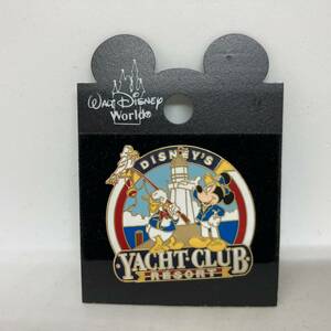 ♪♪ 309 WDW Disney World アメリカ ピンバッジ ミッキー ドナルド ヨットクラブ Yacht Club Resort Donald & Mickey ピン 2001年頃