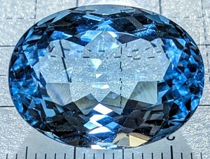 大粒 天然トパーズ 25.321ct スイスブルートパーズ ルース jewelry ソーティング付き topaz パワーストーン 特大 宝石 誕生石 裸石 天然