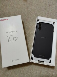 未使用 新品 開封済 Xperia 10 IV 【Android 14対応】5G SIMフリー 128GB 有機EL 約6インチ SO-52C ドコモ ソニー エクスペリア ブラック黒