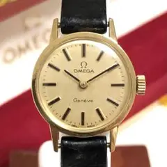 オメガ OMEGA レディース 手巻き ジュネーブ ステンレス ケース付 稼働品